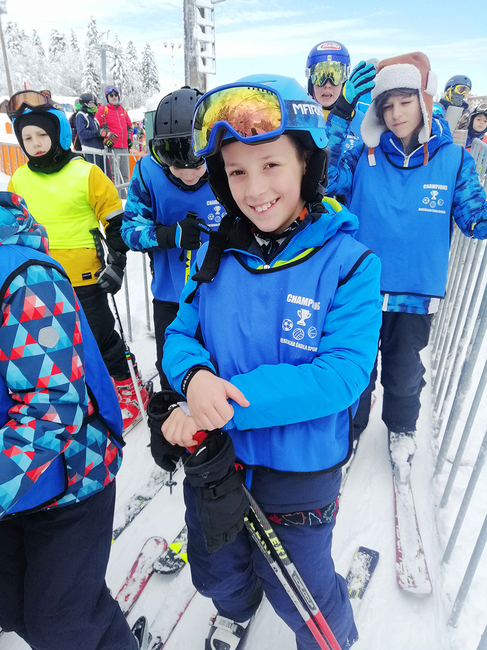 djeca ski lift