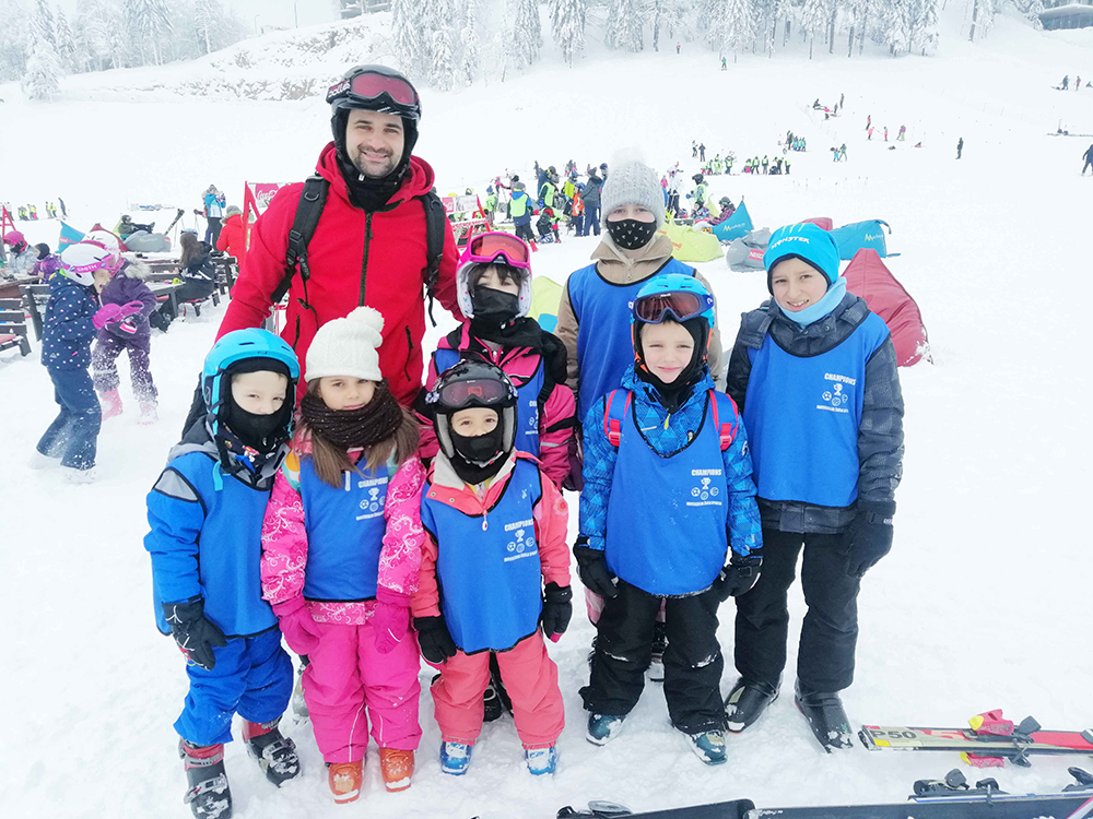 grupni trening skijanje bjelasnica